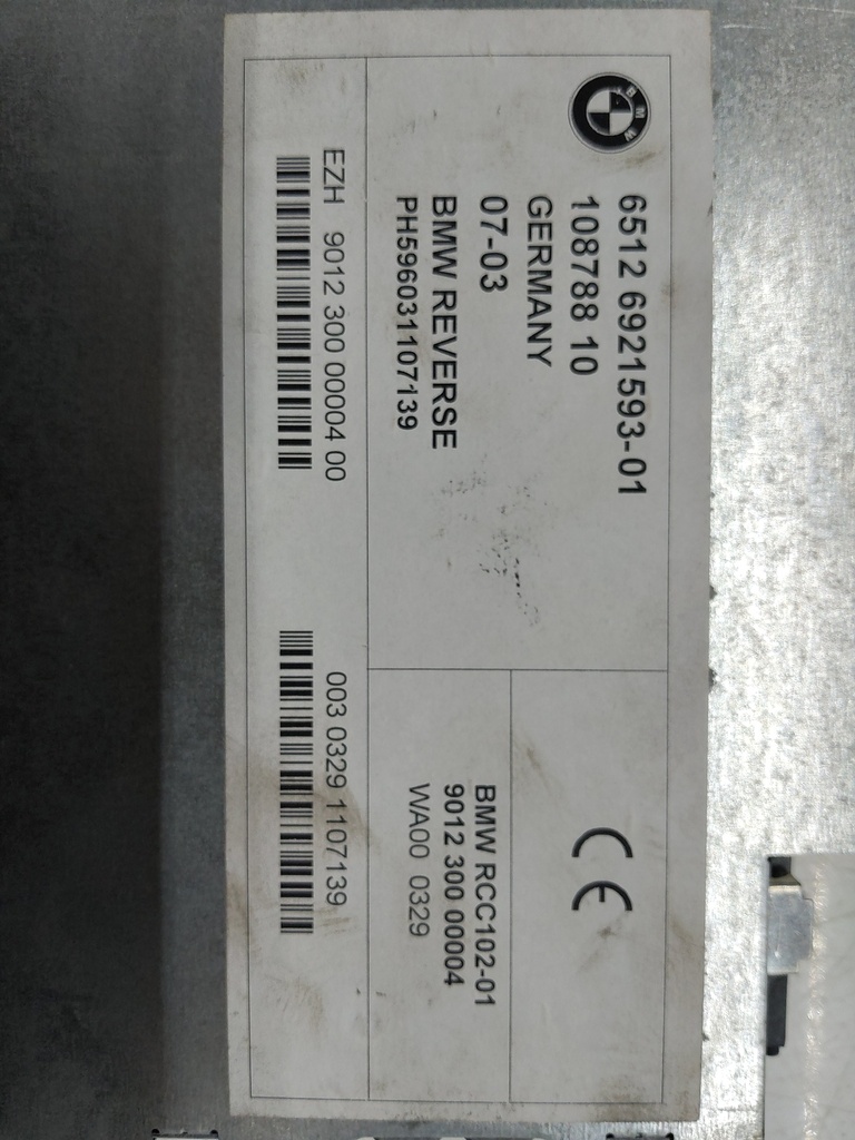 [MTD-521931] Reproductor de CD y radio MINI COOPER 2003 1.6 6921593-01
