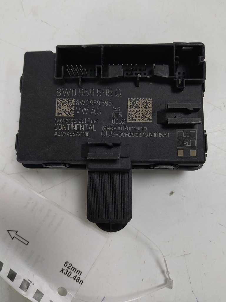 [MTD-523387] Módulo de control AUDI A4 B9 Avant 2016 CRTC 3.0 TDI 8W0959595G