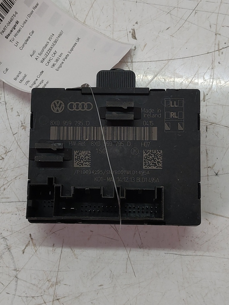 [MTD-512911] Unidad de control Audi A1 Sportback 1.6 TDI CAYC CAY 8X0959795D