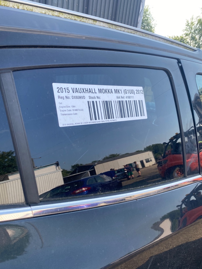 [EPE-110214] Cristal de puerta trasero derecho Opel Mokka