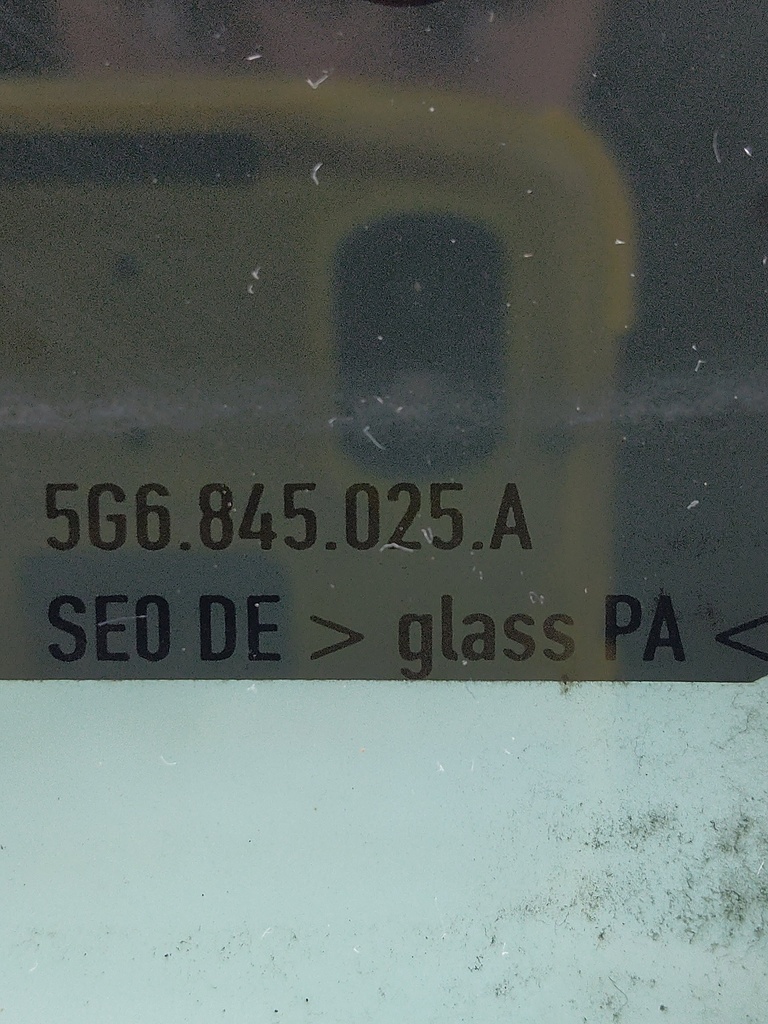 [MTD-535386] Cristal de ventana VW Golf 2019