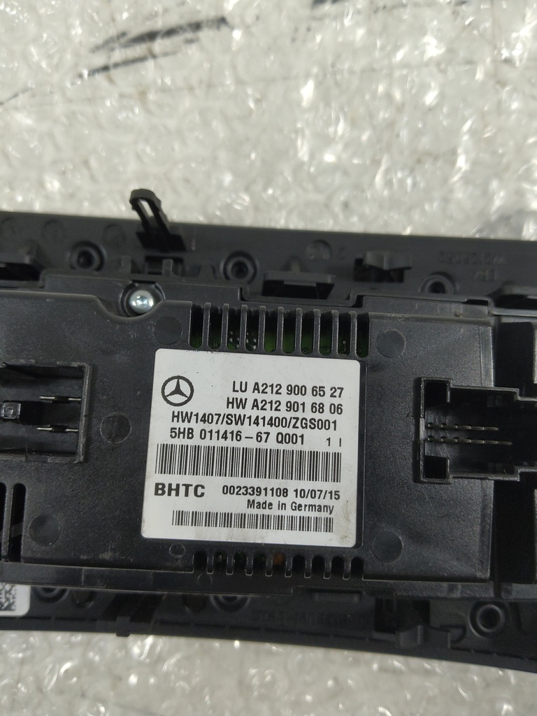 [MTD-536110] Unidad de control de calefacción Mercedes Clase E W212