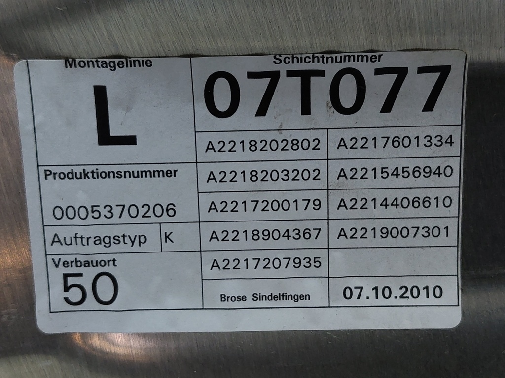 [MTD-536208] Motor de elevalunas Mercedes Clase S W221