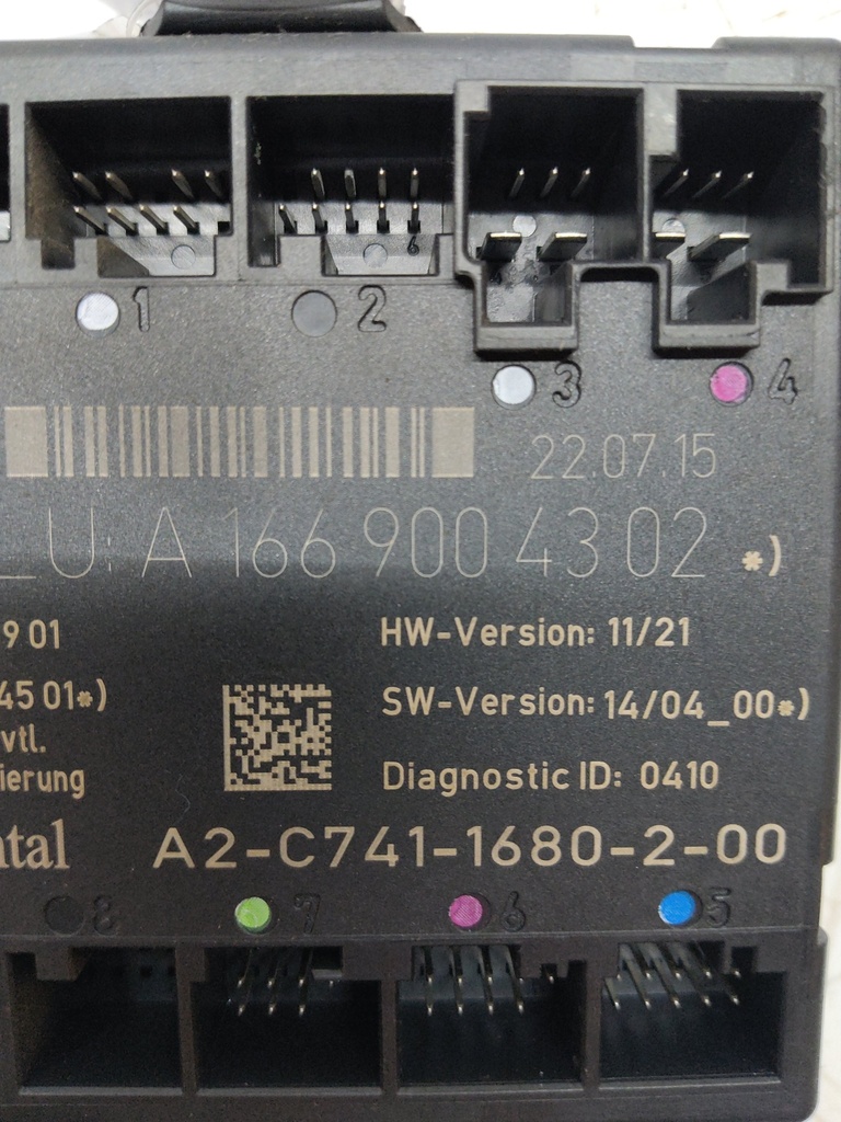 [MTD-505925] Unidad de control de puerta delantera derecha Mercedes CLA 180 Coupé C117