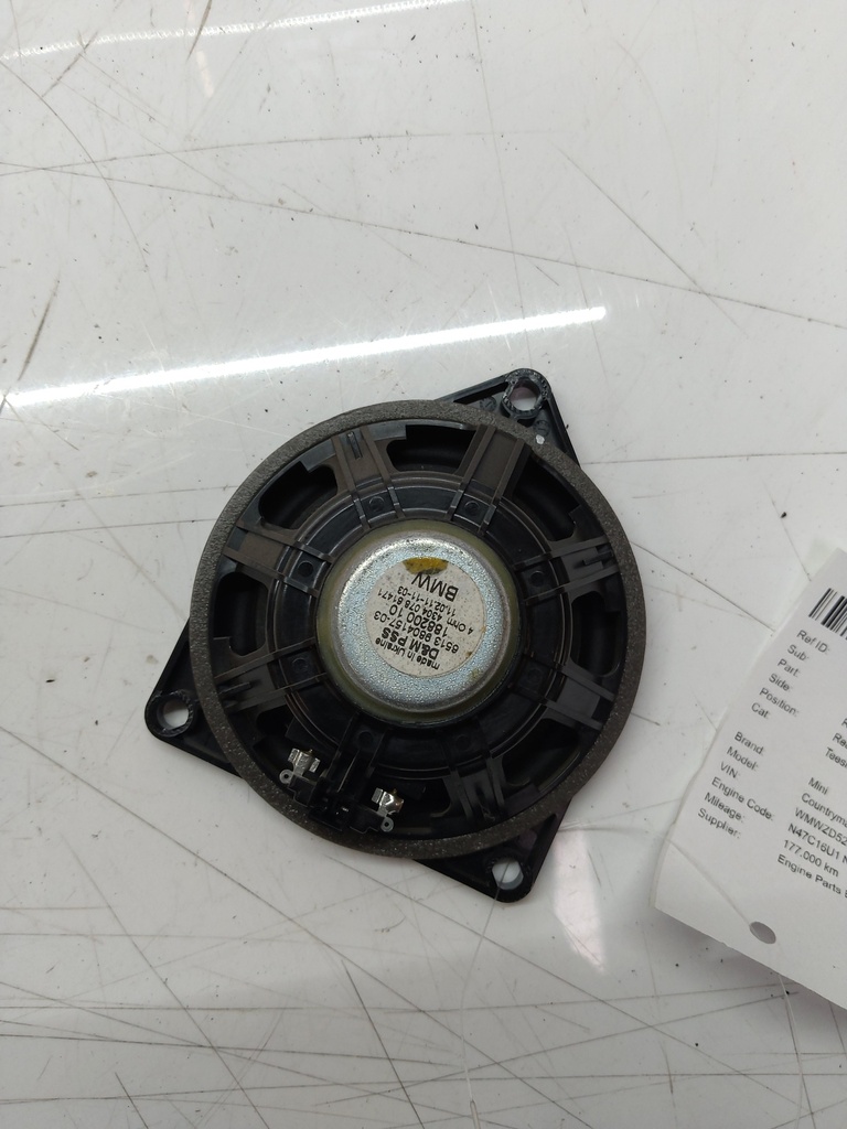 [MTD-508221] Altavoz Mini Countryman R60 1.6 D All4 Diesel 2011