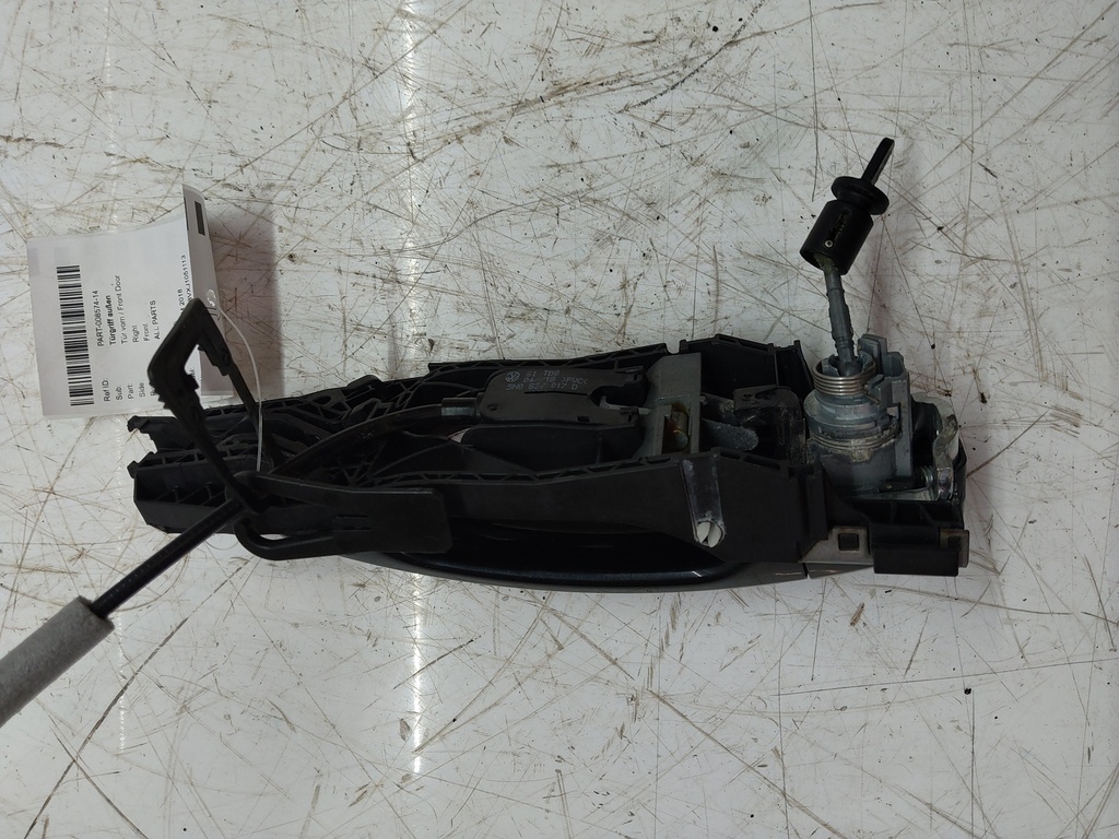 [MTD-510493] Manija de puerta delantera derecha mythos negro Y9T Audi A3 8VM 2.0 DJHA DJH 5N0837017D