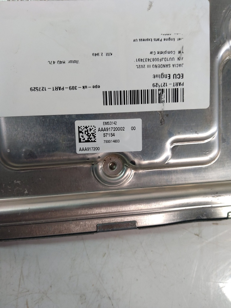 [MTD-521007] Unidad de control Dacia Sandero III 1.0 TCe 90 Gasolina H4D470 H4D 237100772V