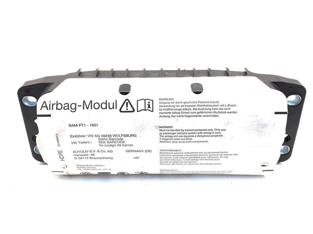 [STARK-846462] Airbag pasajero VW Golf Plus V (5M1, 521) 2004-2013 1.9 TDI 105 CV