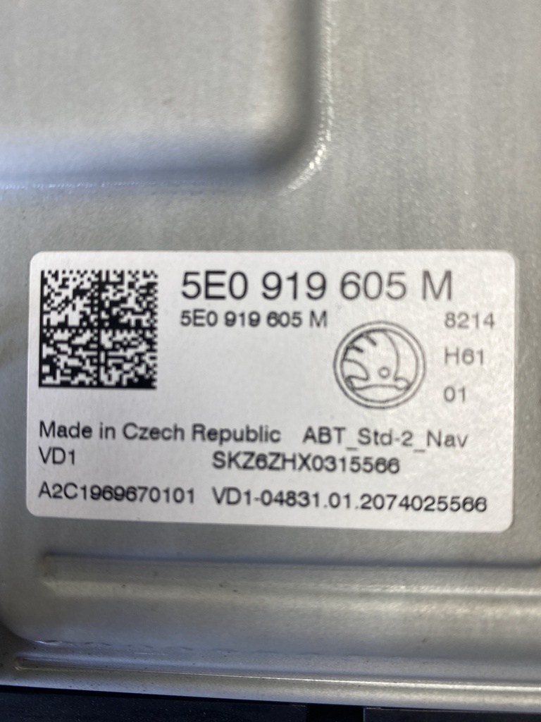 [EPE-101197] Pantalla navegación GPS Skoda Octavia III 5E