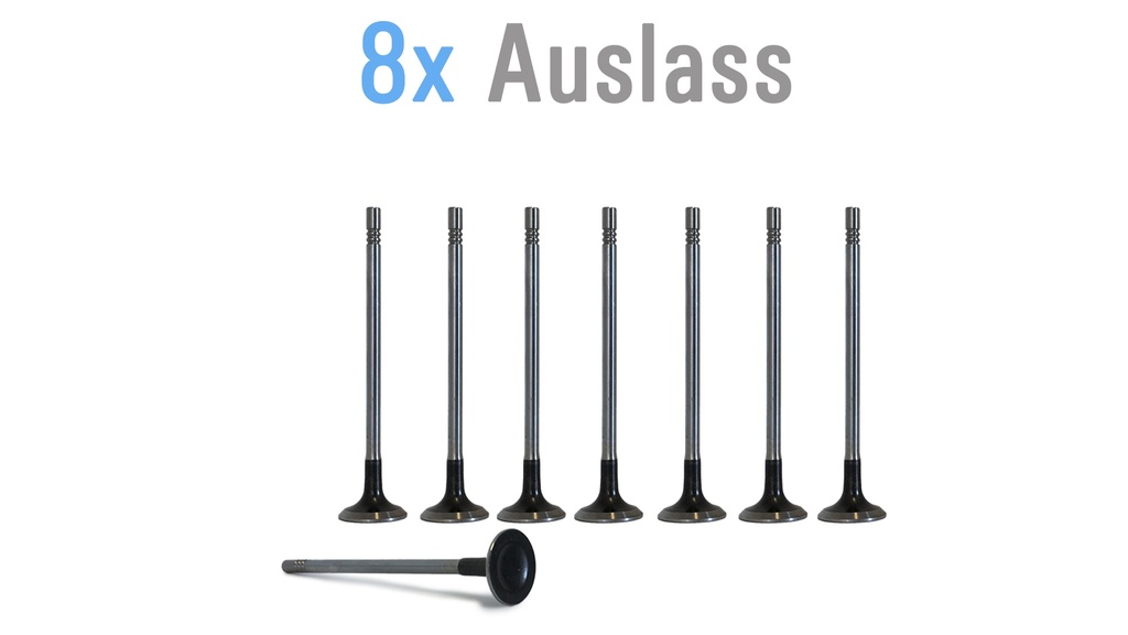 [MTD-287748] 8 válvulas de escape Opel Astra K B16 1.4 Turbo B14XFL 12637241 641122