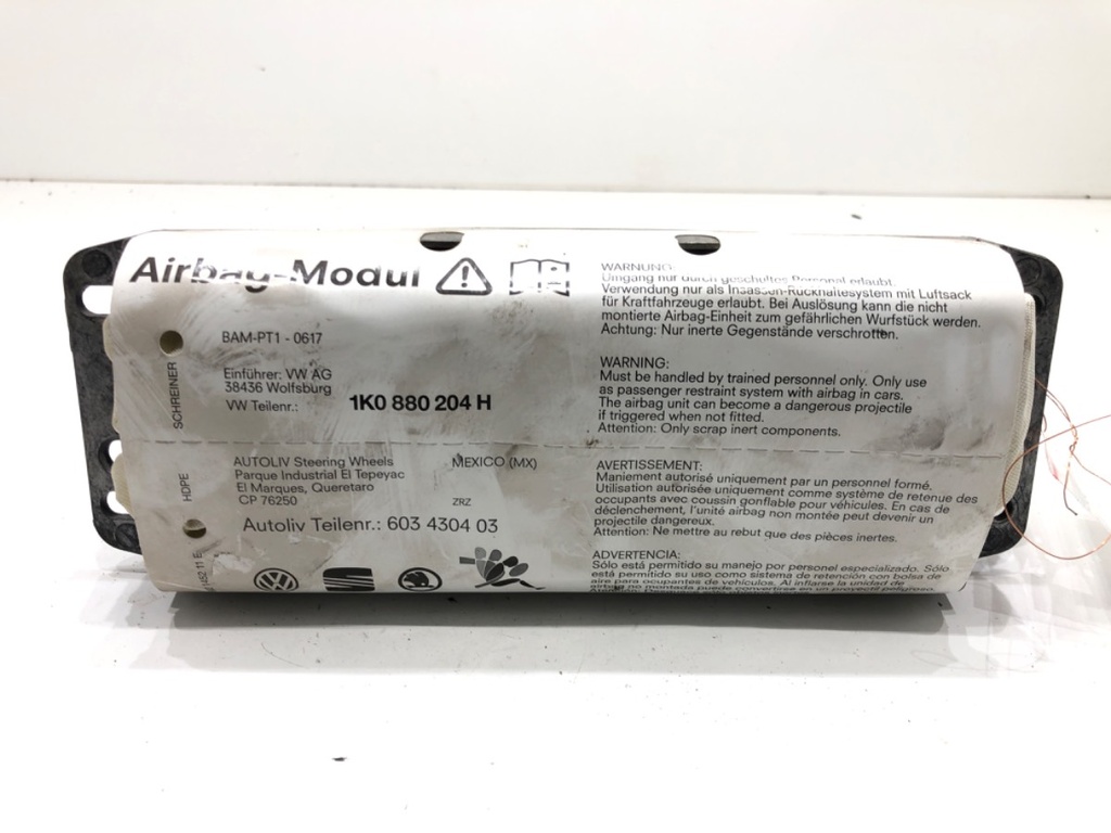 [STARK-625100] Airbag pasajero VW Jetta III (1K2) 2004-2013 1.9 TDI 105 CV