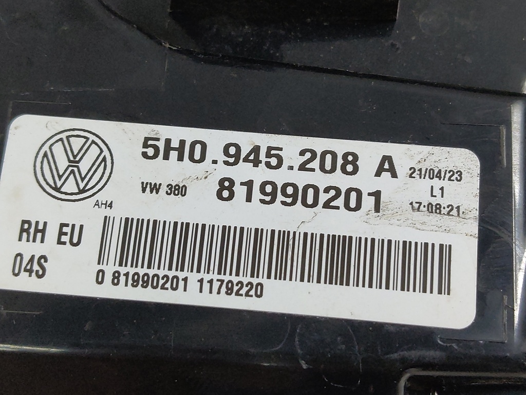 [MTD-537478] Piloto trasero derecho para VW Golf 2.0 TSI R