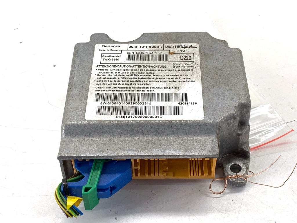 [STARK-833152] Sensor de airbag FIAT Bravo II 1.4 T-Jet 88 kW 51851217