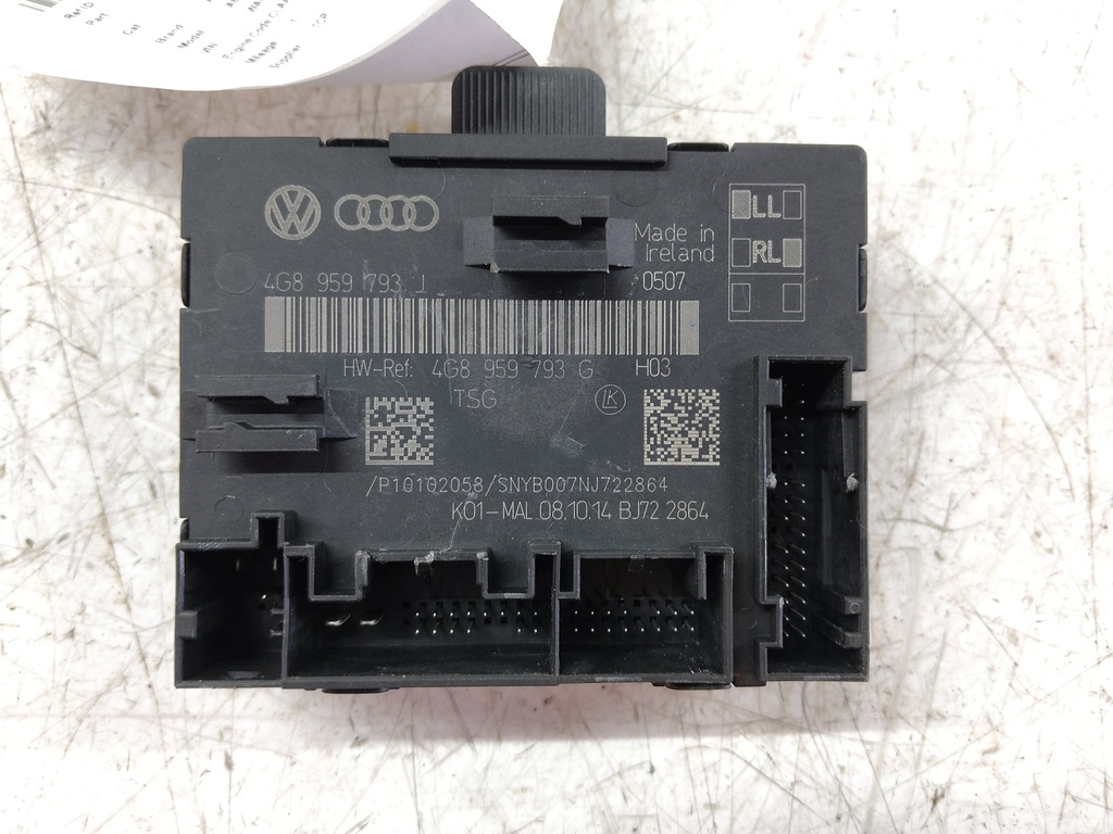 [MTD-537743] Módulo de control Audi A6 C7