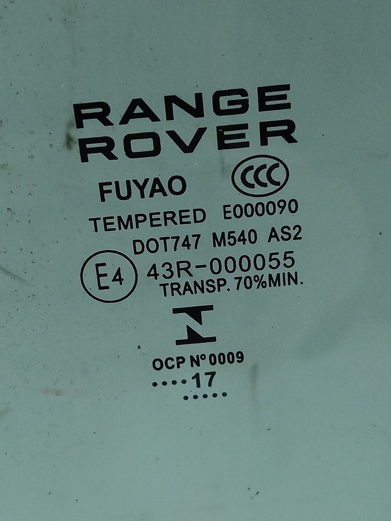 [MTD-538369] Cristal de ventana Land Rover Range Rover Evoque