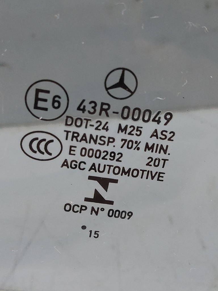 [MTD-538210] Cristal de ventana Mercedes Clase E (W212)