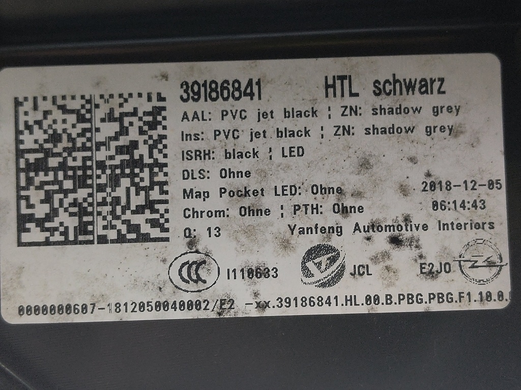 [MTD-538884] Revestimiento de puerta Opel Insignia B