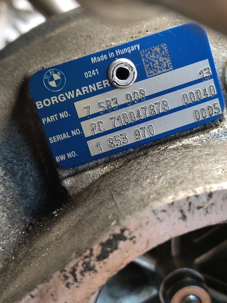 [MTD-539408] Turbocompresor BMW Serie 5 535i 3.0