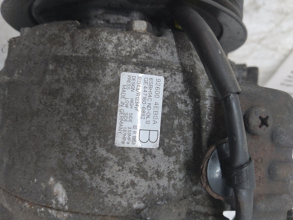 [MTD-539460] Compresor de aire acondicionado Nissan Qashqai J11
