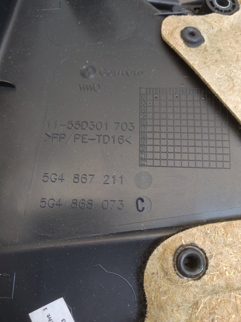 [MTD-539641] Revestimiento de puerta VW Golf VII