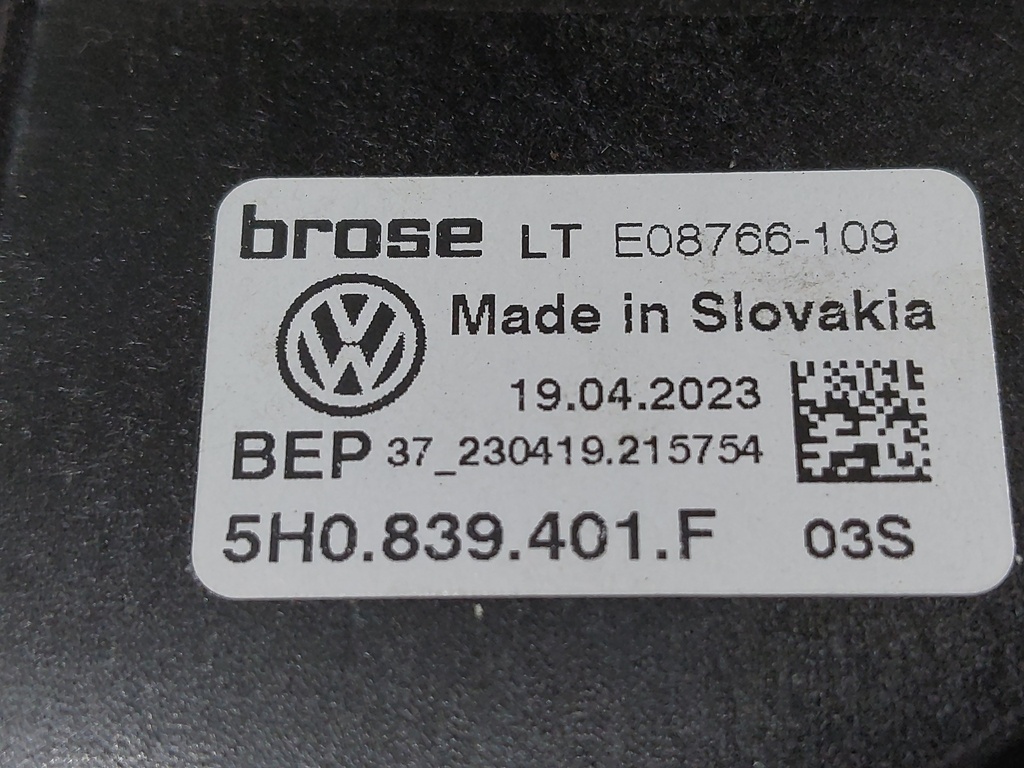 [MTD-539946] Motor de elevalunas VW Golf VIII (CD1) 2023