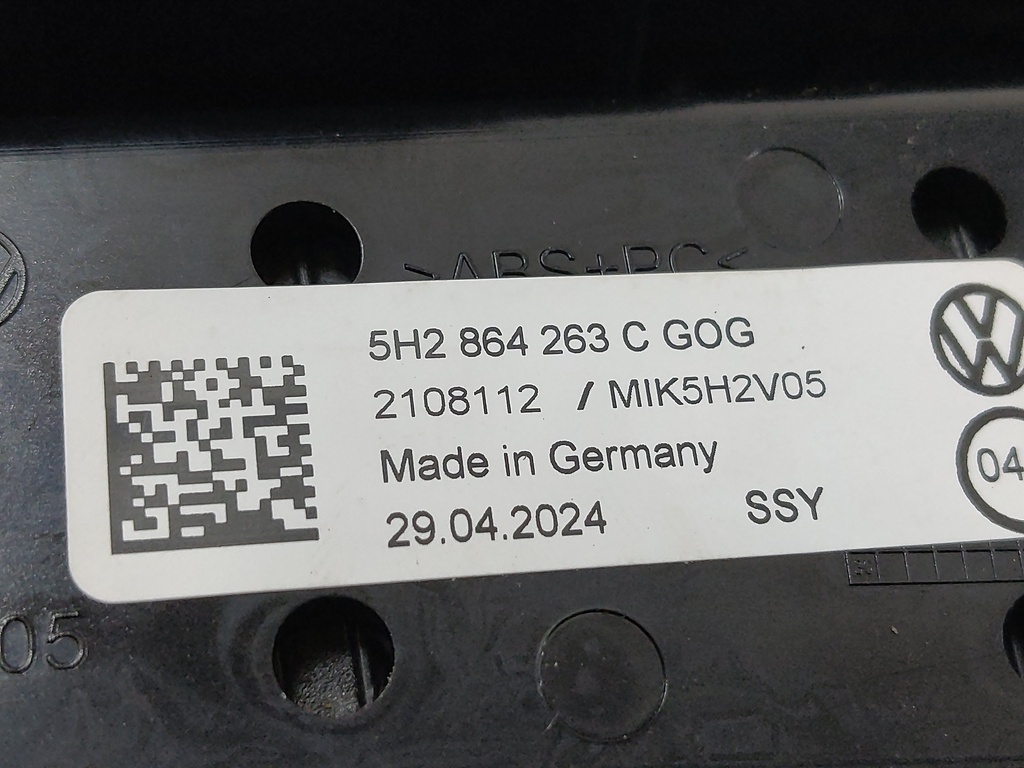 [MTD-540629] Palanca de cambios automática VW Golf 2024