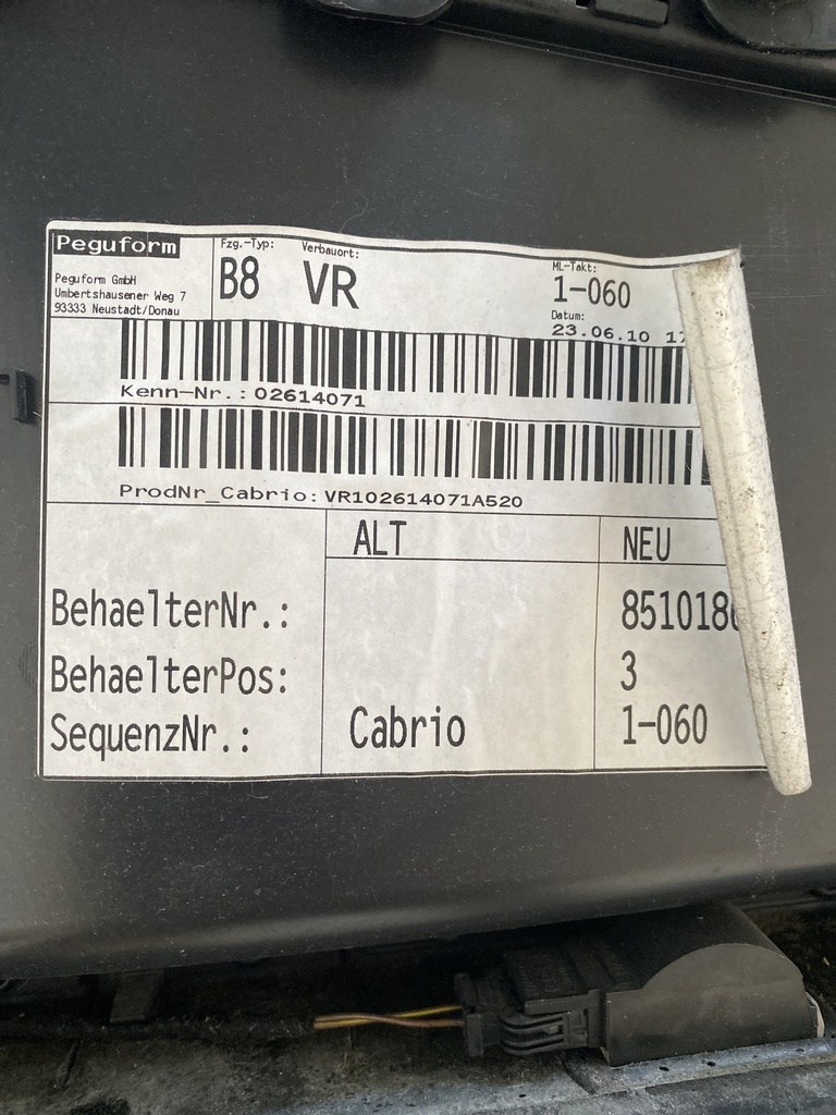 [EPE-105370] Panel interior de puerta delantera derecho Audi A5 Convertible