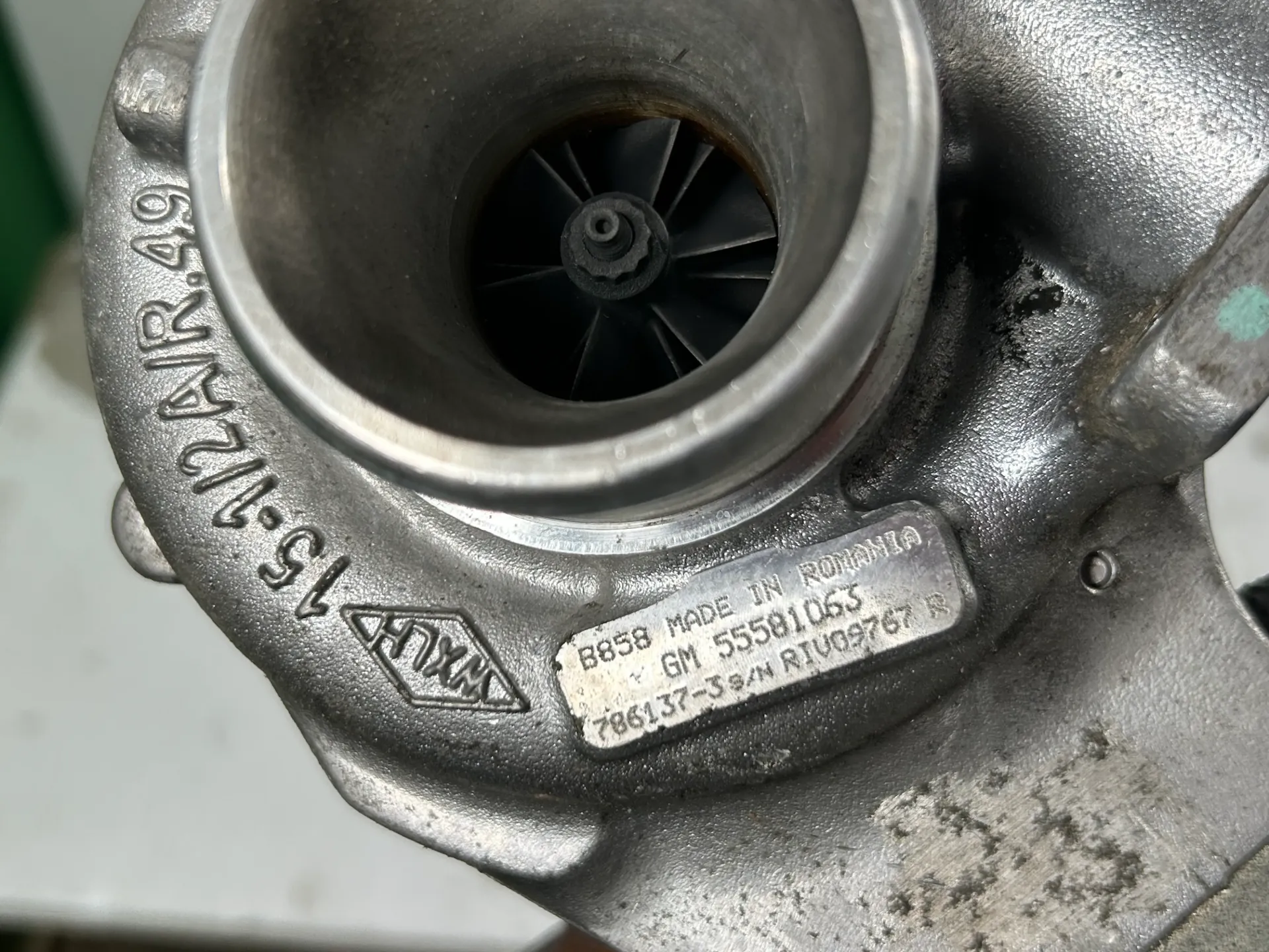 Turbo para Opel Insignia 2.0 CDTi A20DTH 55581063