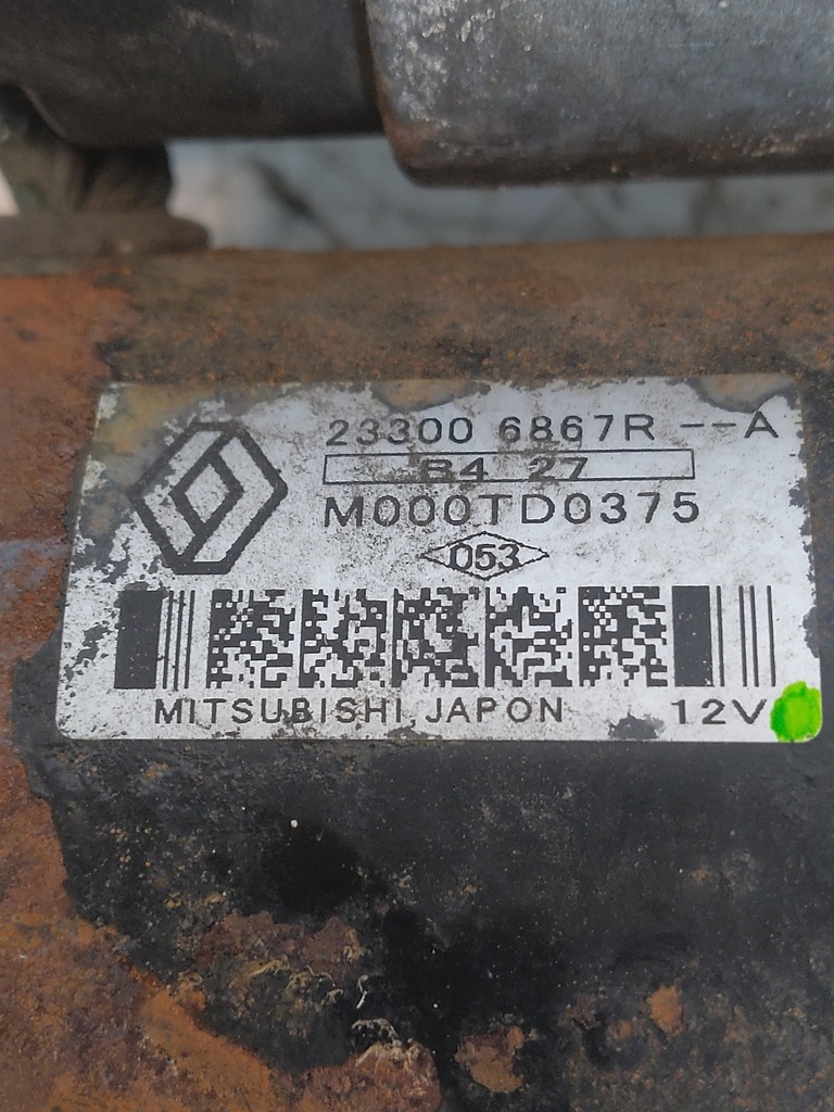 [MTD-543055] Motor de arranque Nissan Qashqai 1.2 DIG-T