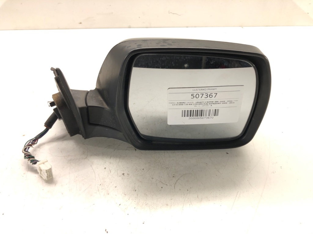[STARK-507367] Retrovisor derecho SUBARU LEGACY V Kombi (BR) 2.0 D AWD 2009-2014