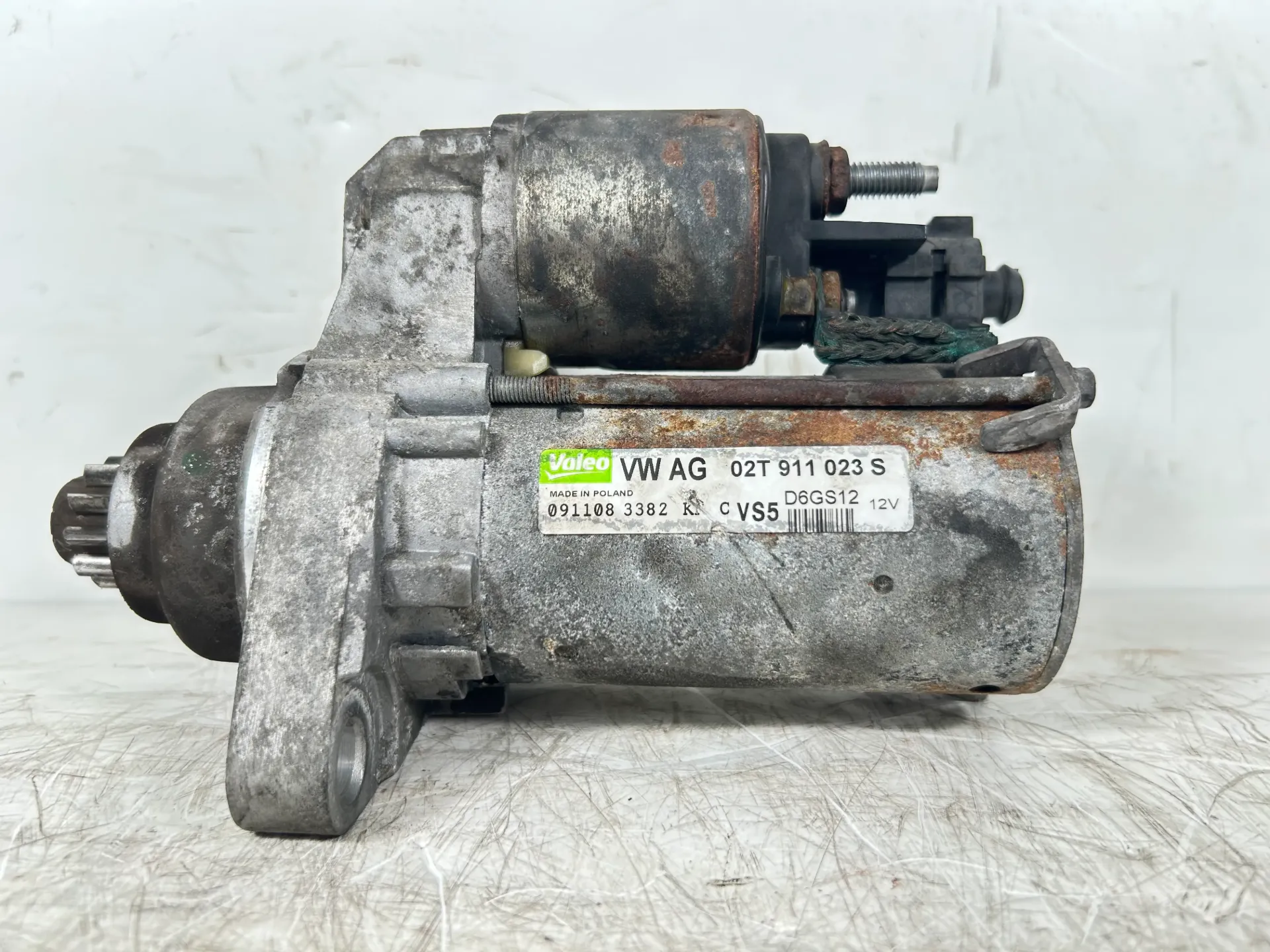 [1000976] Motor de arranque Seat Leon 1,6 Gasolina BSE 02T911023S 02T911023M