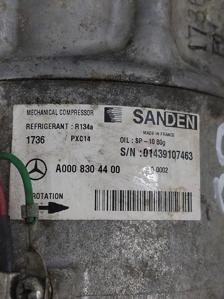 [MTD-529283] Compresor de aire acondicionado Mercedes C-Klasse W205 2.2