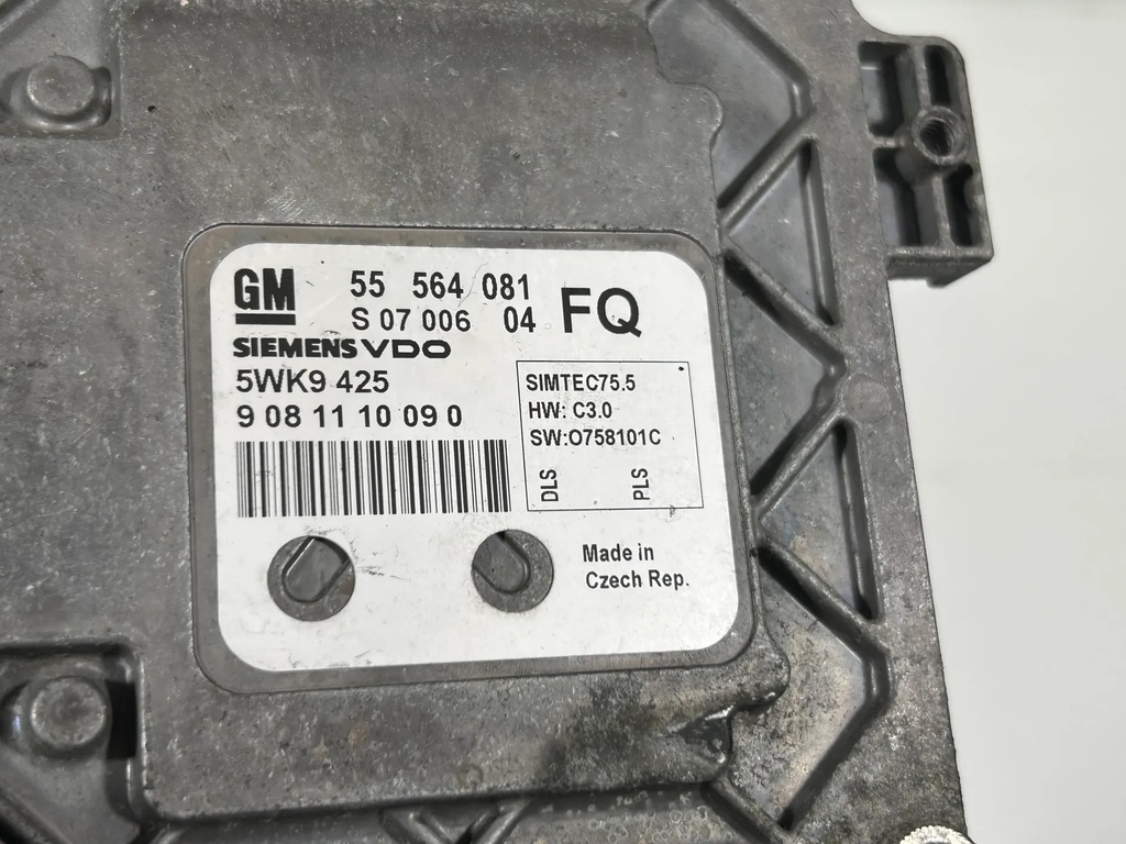 [1000082] Centralita motor Opel Astra H 1.8 gasolina Z18XER 55564081