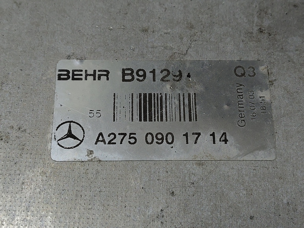 [MTD-549722] Intercooler Mercedes Clase S