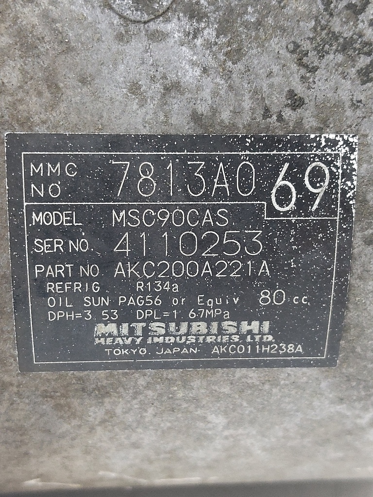 [MTD-549771] Compresor de aire acondicionado Ford Expedition
