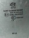 Cristal de puerta delantero izquierdo Peugeot 308 SW II T9