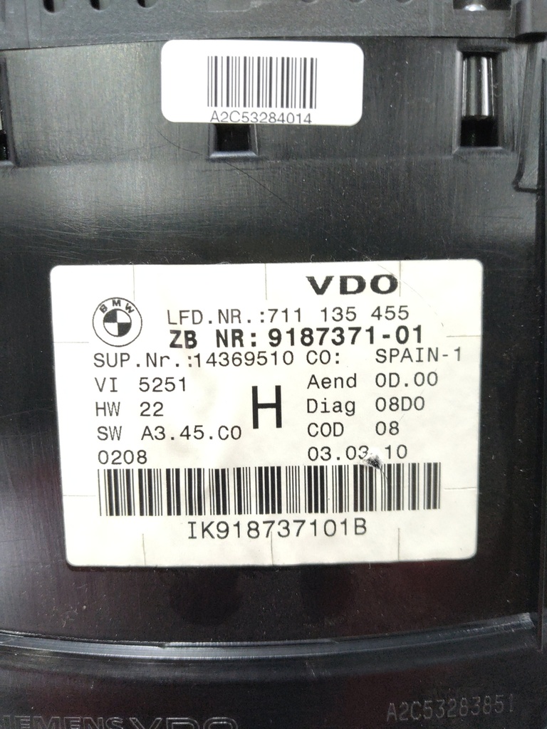 [MTD-550093] Cuadro de instrumentos BMW X1 E84