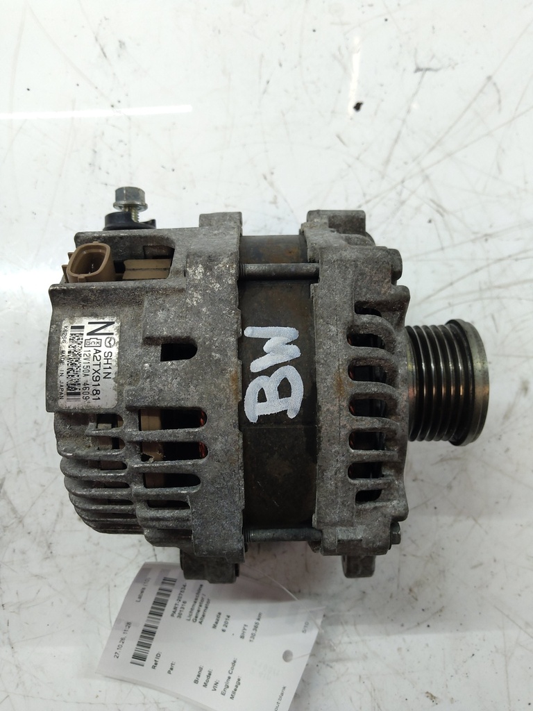 [MTD-550524] Alternador Mazda 6 2.2
