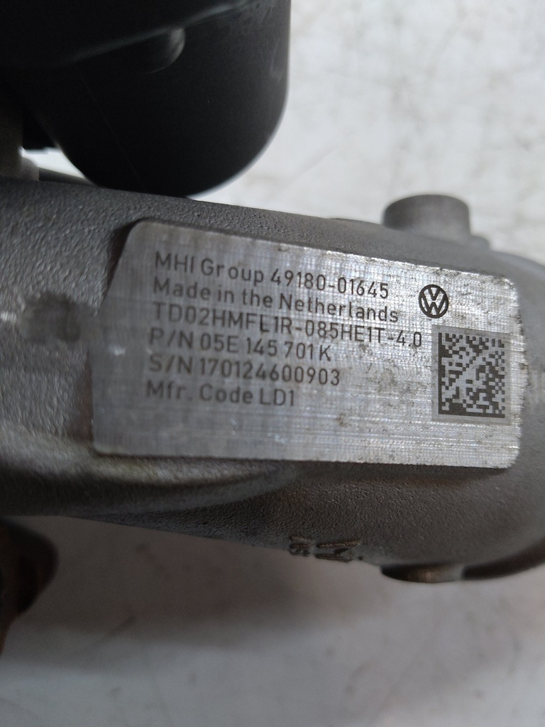 [MTD-550847] Turbocompresor VW Golf 1.5 eTSI