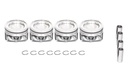 4x Pistón Mercedes-Benz Clase A W176 A250 2.0 270.920 Nuevo