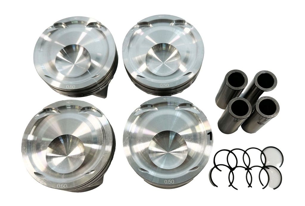 [MTD-473445] 4 pistones Ford Mustang 2.3 EcoBoost N48H N38H C23HD0D sobredimensionados 0.5 mm