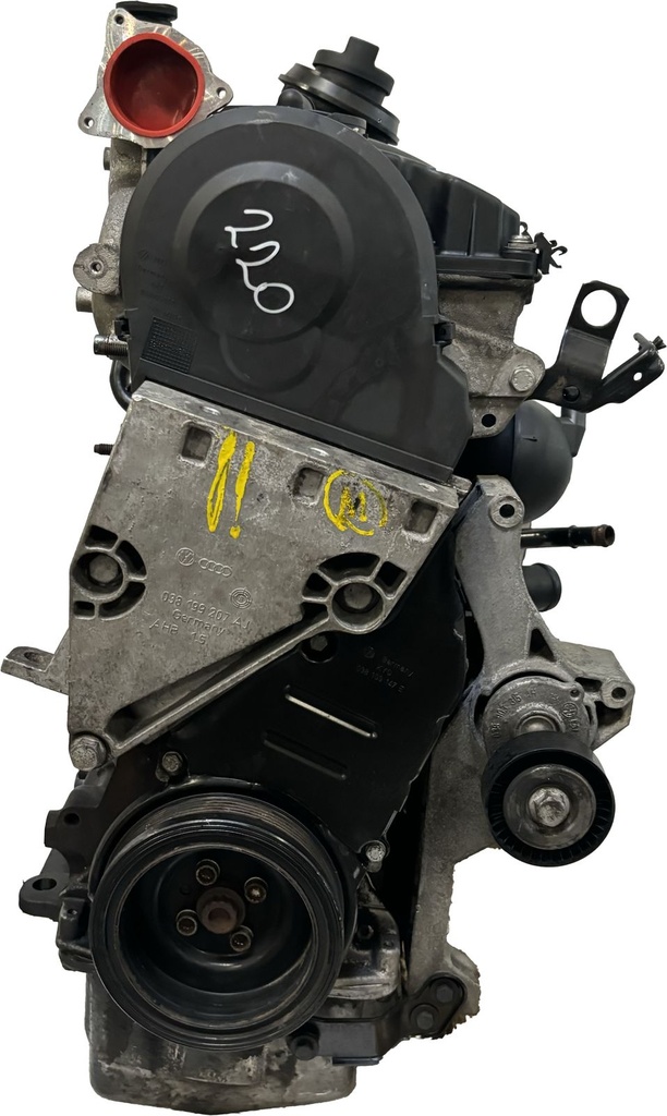 [MTD-449380] Motor 1.9 TDI BSW 038100044 para Skoda Fabia, VW Roomster, New Beetle 07/2005-09/2010