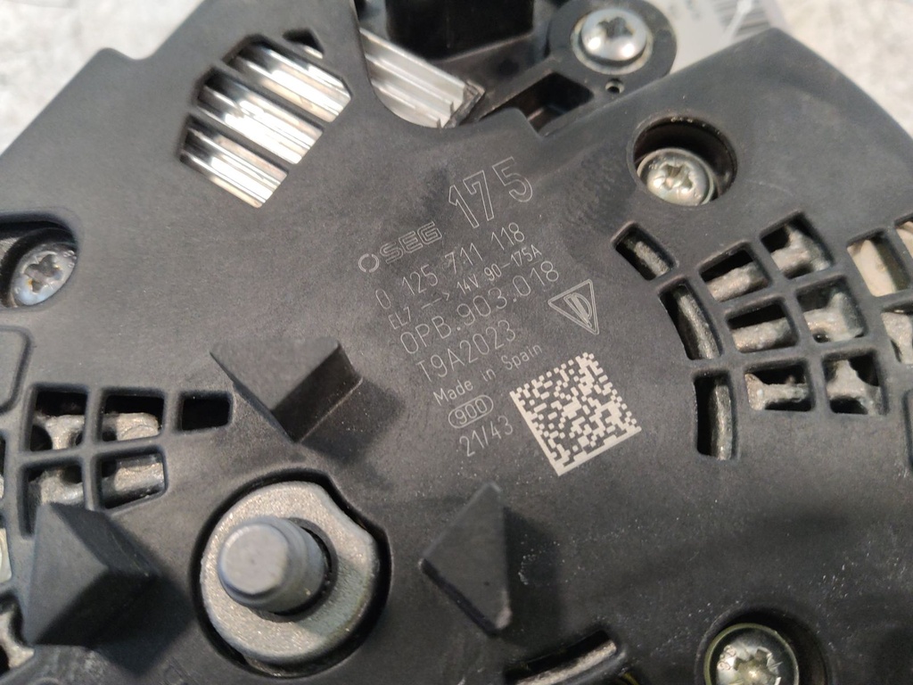 [MTD-512803] Alternador Porsche 911 992 3.0 GTS 0PB903018