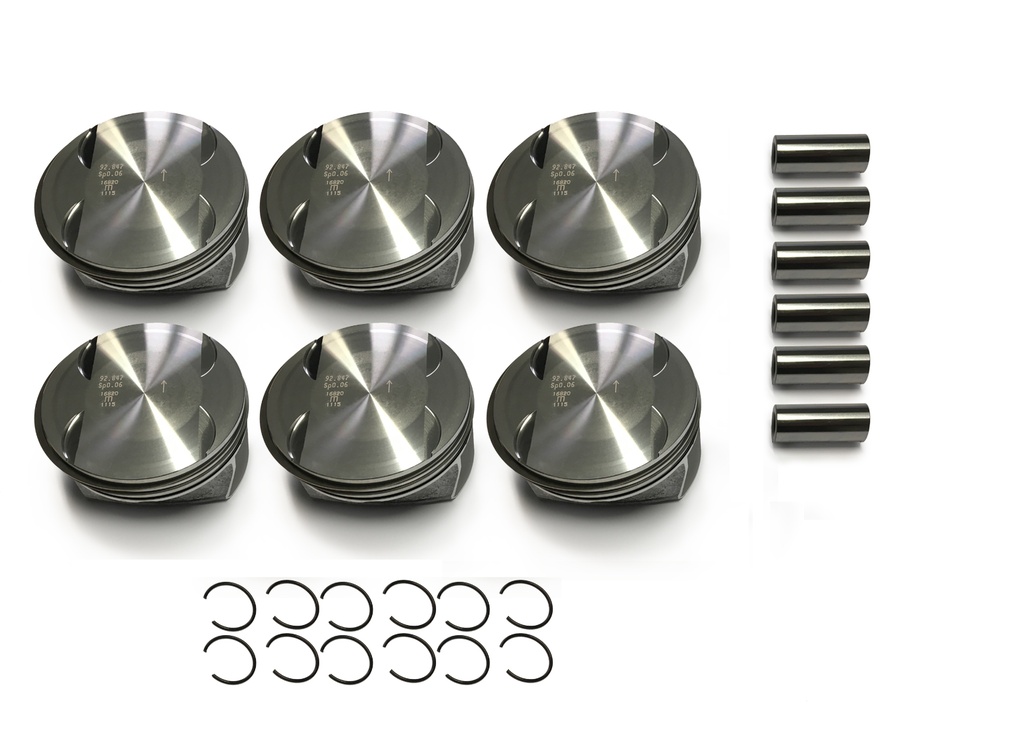[MTD-249997] 6x pistones Mercedes-Benz Clase C W203 C350 3.5 M272 272.960 272.961 272.964 NUEVO