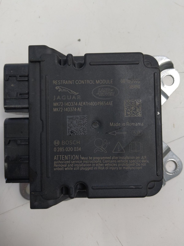 [MTD-522549] Módulo de control del airbag Jaguar E-Pace 2024 PT153 AJ20P3