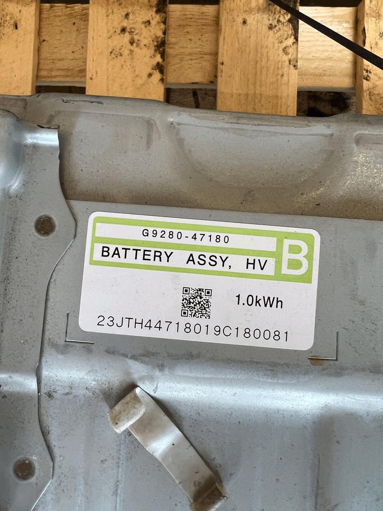 [MTD-384681] Batería de alto voltaje Toyota Prius Plus 1.8 Hybrid 2ZR-FXE G9280-47180 1.0kWh