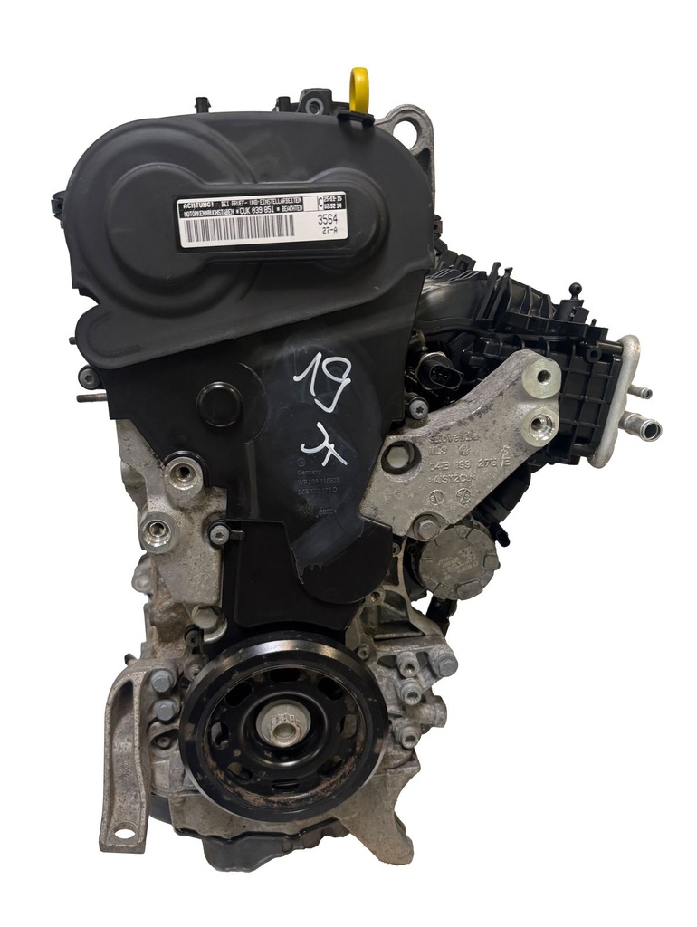 [MTD-499943] Motor VW Audi Golf A3 1.4 GTE CUK CUKB 04E100099A 143.000 km