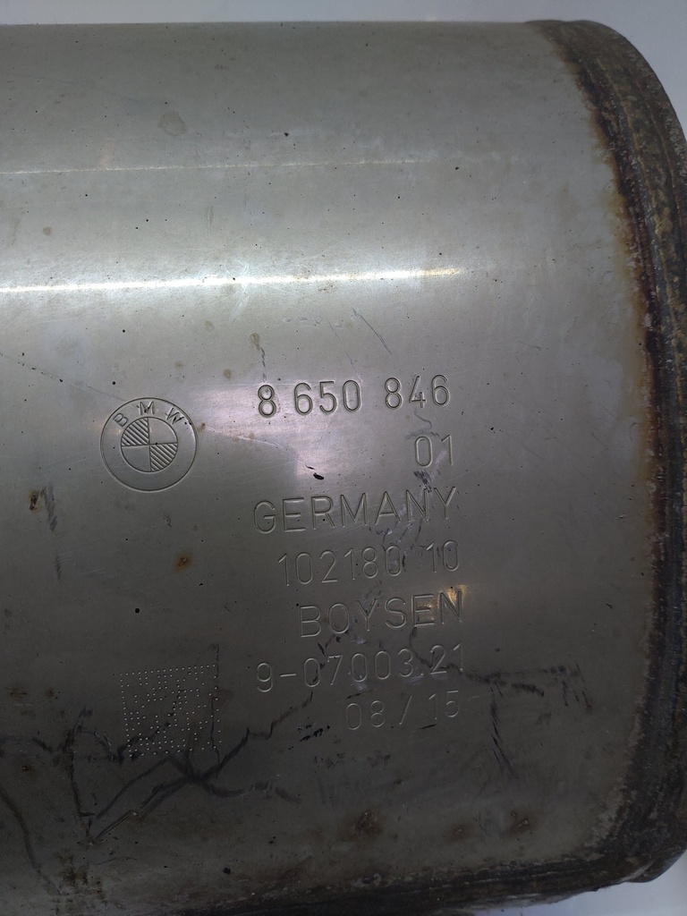 [MTD-516297] Silenciador trasero de escape BMW Serie 3 F30 3.0 340i B58B30M0 B58B30A 8650846