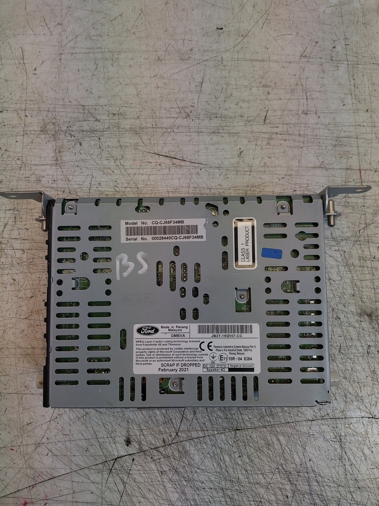 [MTD-528314] Reproductor de radio y CD Ford Ranger Wildtrak TKE