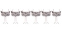 6x Pistones sobredimensionados +0,5 para Mercedes Clase C C350 3.5 M272